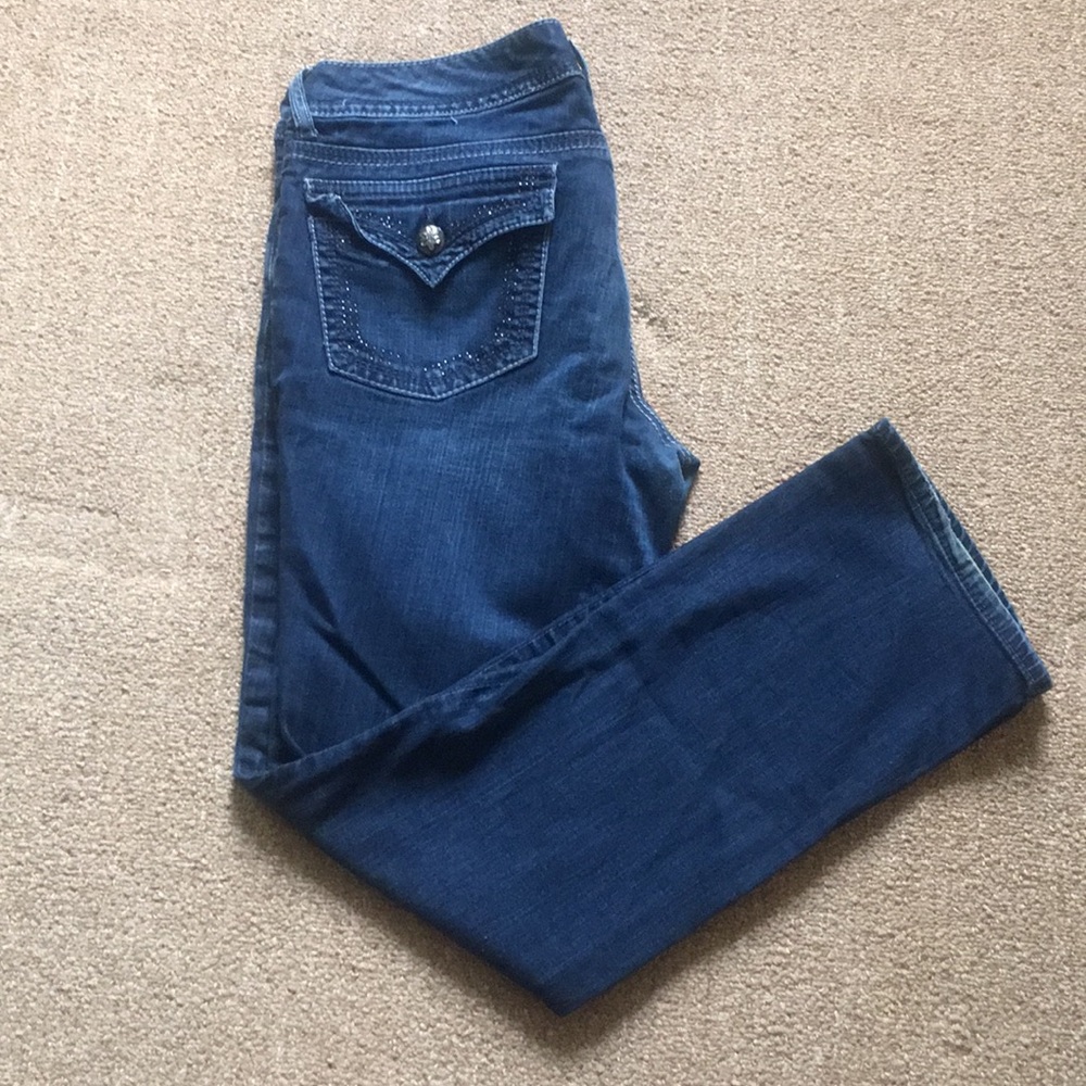 SEVEN Vintage jeans with rhinestone pocket detail - Picture 4 of 6